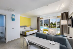 Chambre Double Deluxe, piscine privée | Rideaux occultants, Wi-Fi gratuit, draps fournis