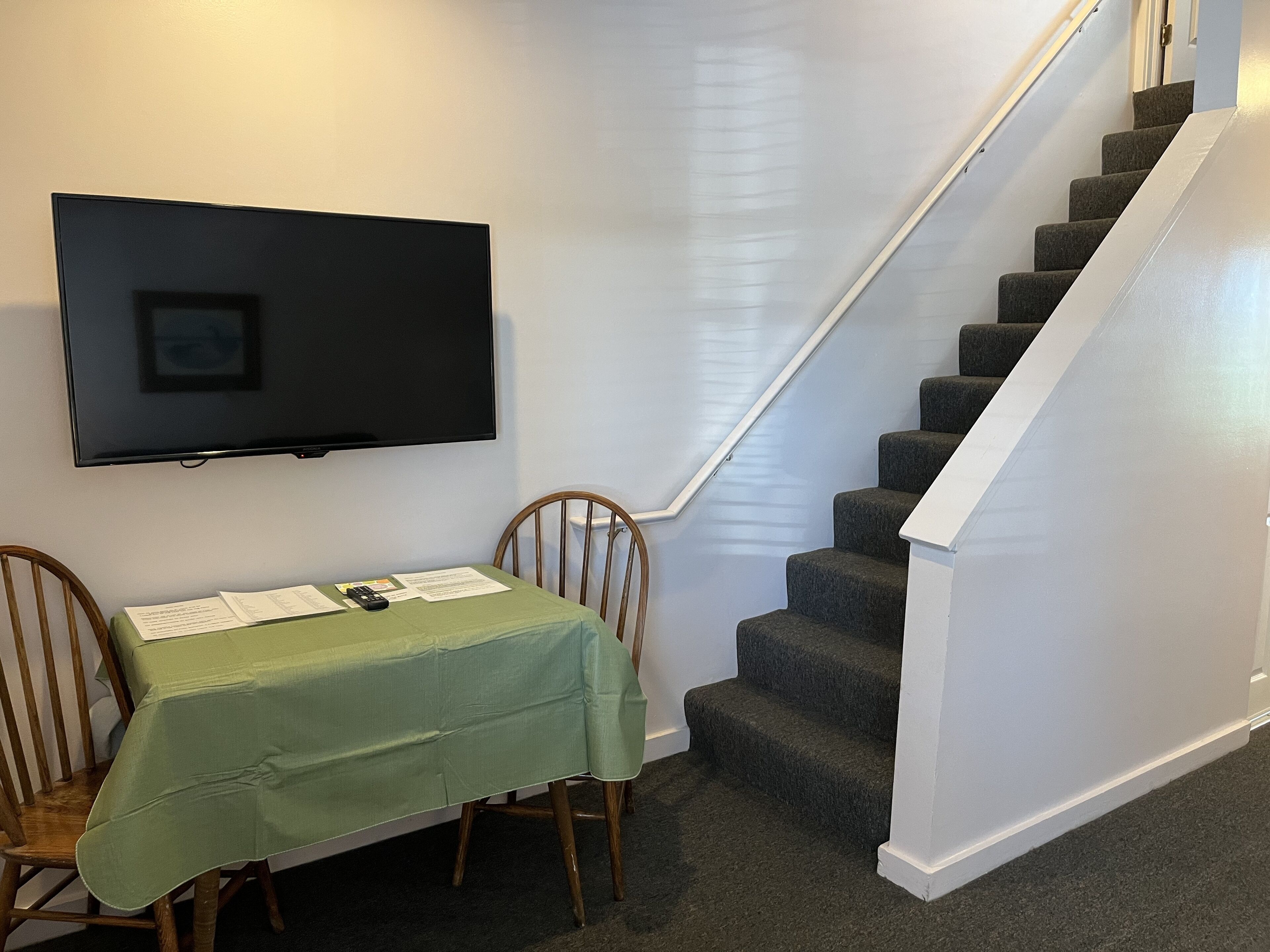 soundproofing, iron/ironing board, free wifi, bed sheets