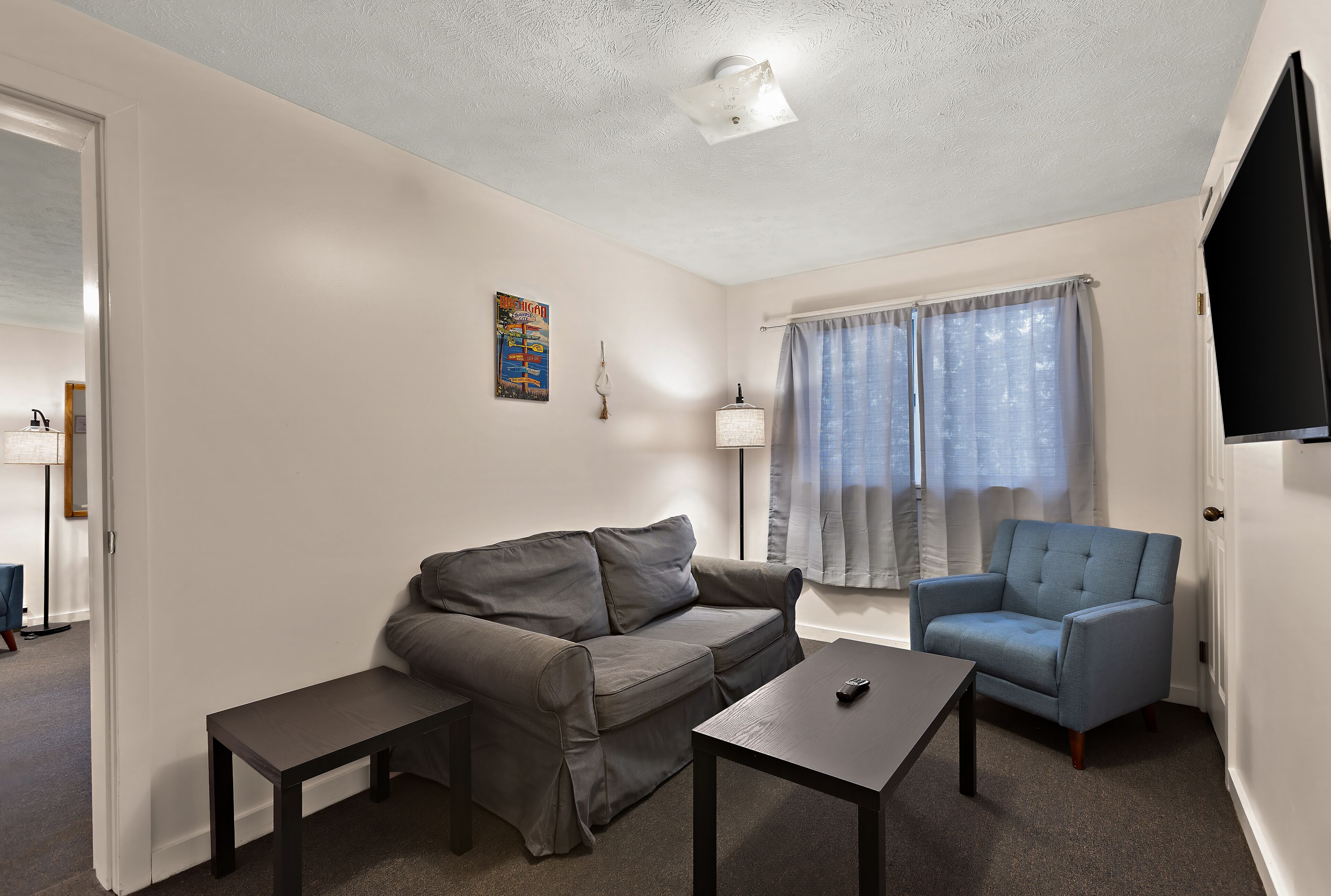 soundproofing, iron/ironing board, free wifi, bed sheets