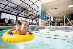 Indoor pool, outdoor pool
