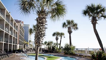 Indoor pool, outdoor pool