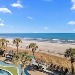 Schooner Oceanfront Deluxe Junior Cabana Suite | Terrace/patio
