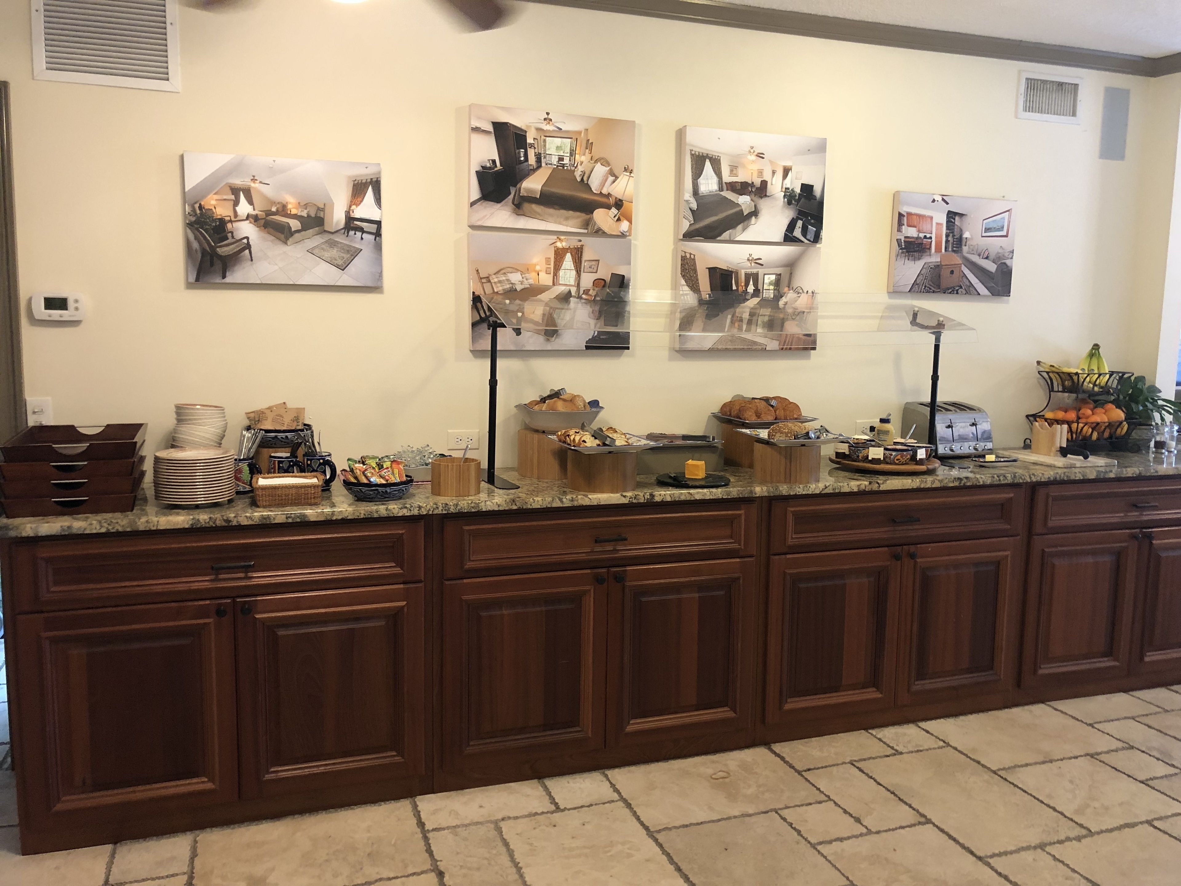 Daily cooked-to-order breakfast for a fee