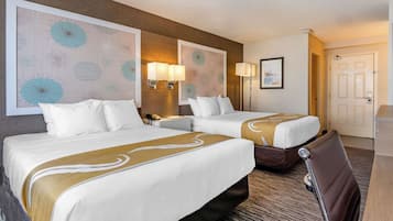 Standard Room, 2 Queen Beds, Non Smoking | Desk, blackout drapes, iron/ironing board, cribs/infant beds