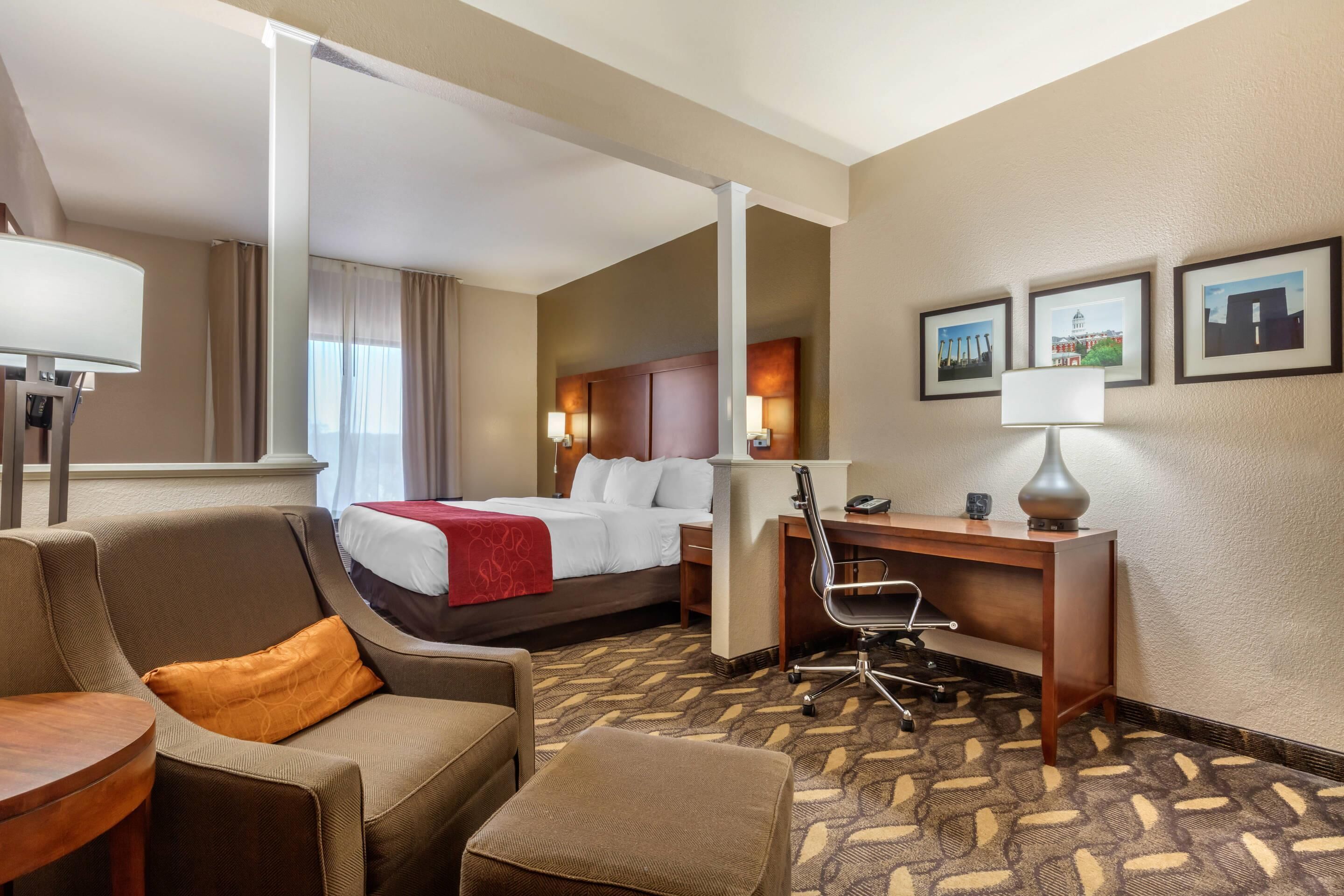 premium bedding, individually furnished, desk, laptop workspace