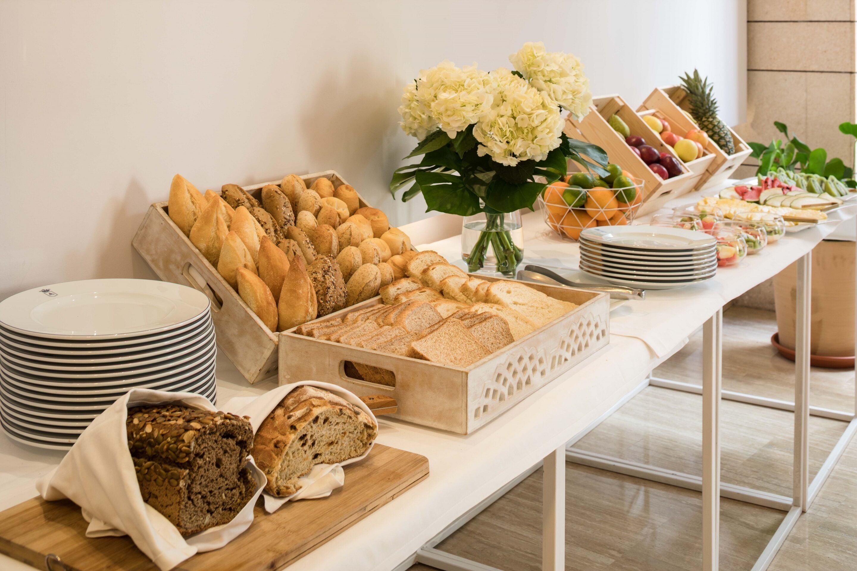 daily buffet breakfast (eur 22 per person)