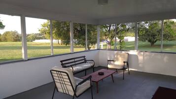 Suíte lua de mel, 1 cama Queen | Terraço/pátio