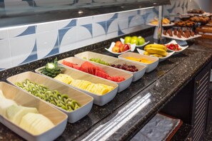 Daily buffet breakfast (EUR 13 per person)