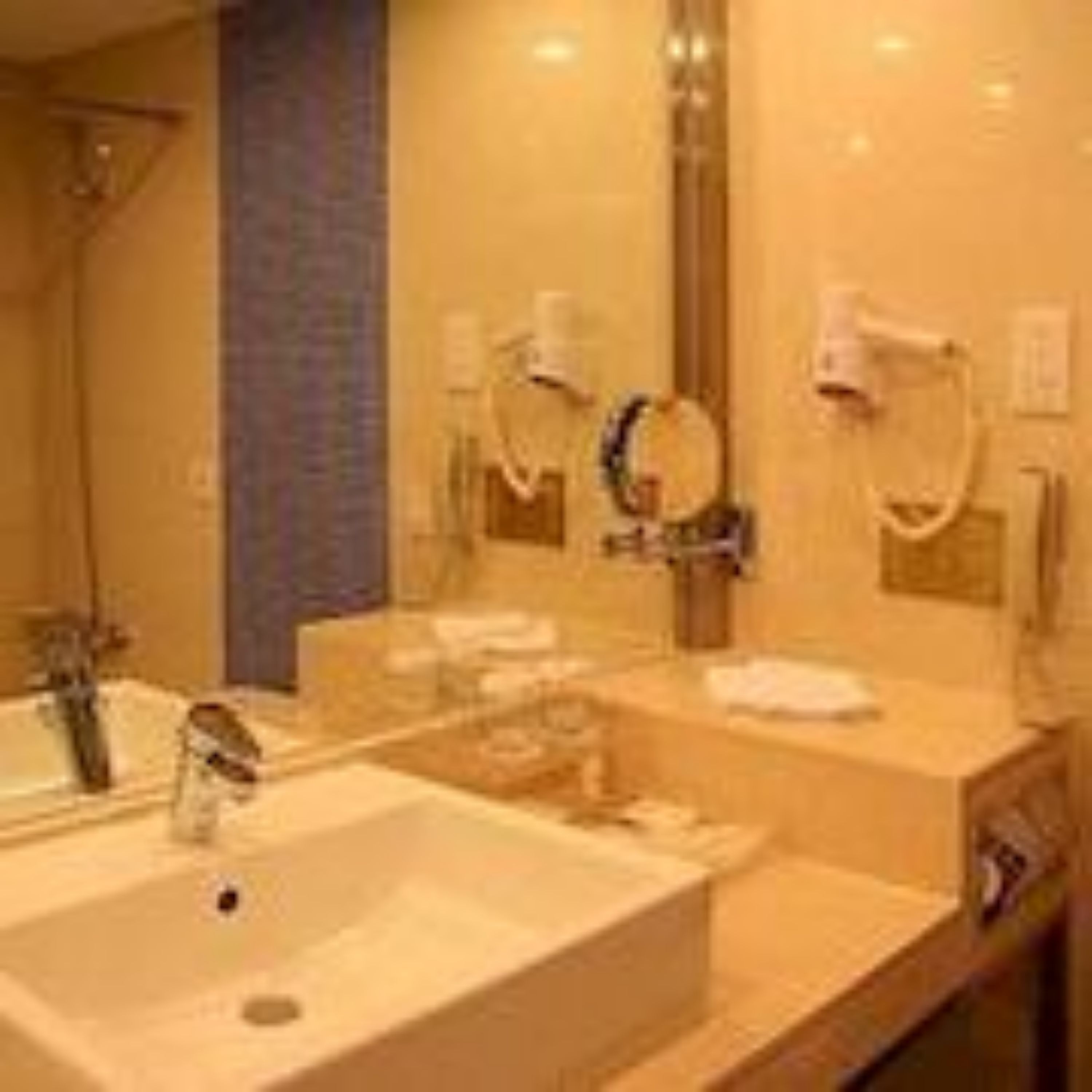 deluxe room | bathroom | deep-soaking bathtub, rainfall showerhead, free toiletries, towels