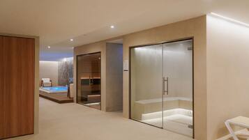 Sauna, bain Ă remous, hammam