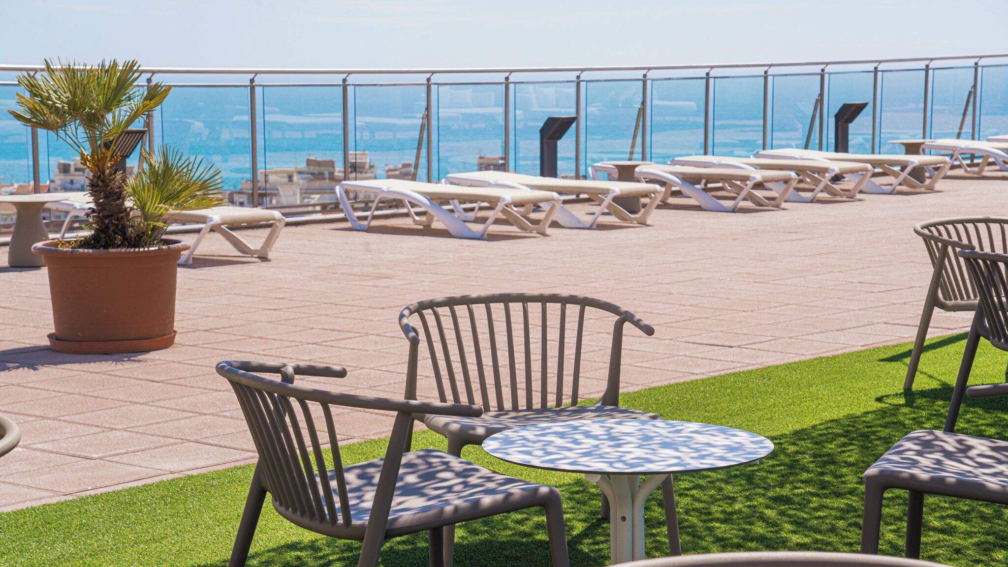 Terrasse sur le toit
