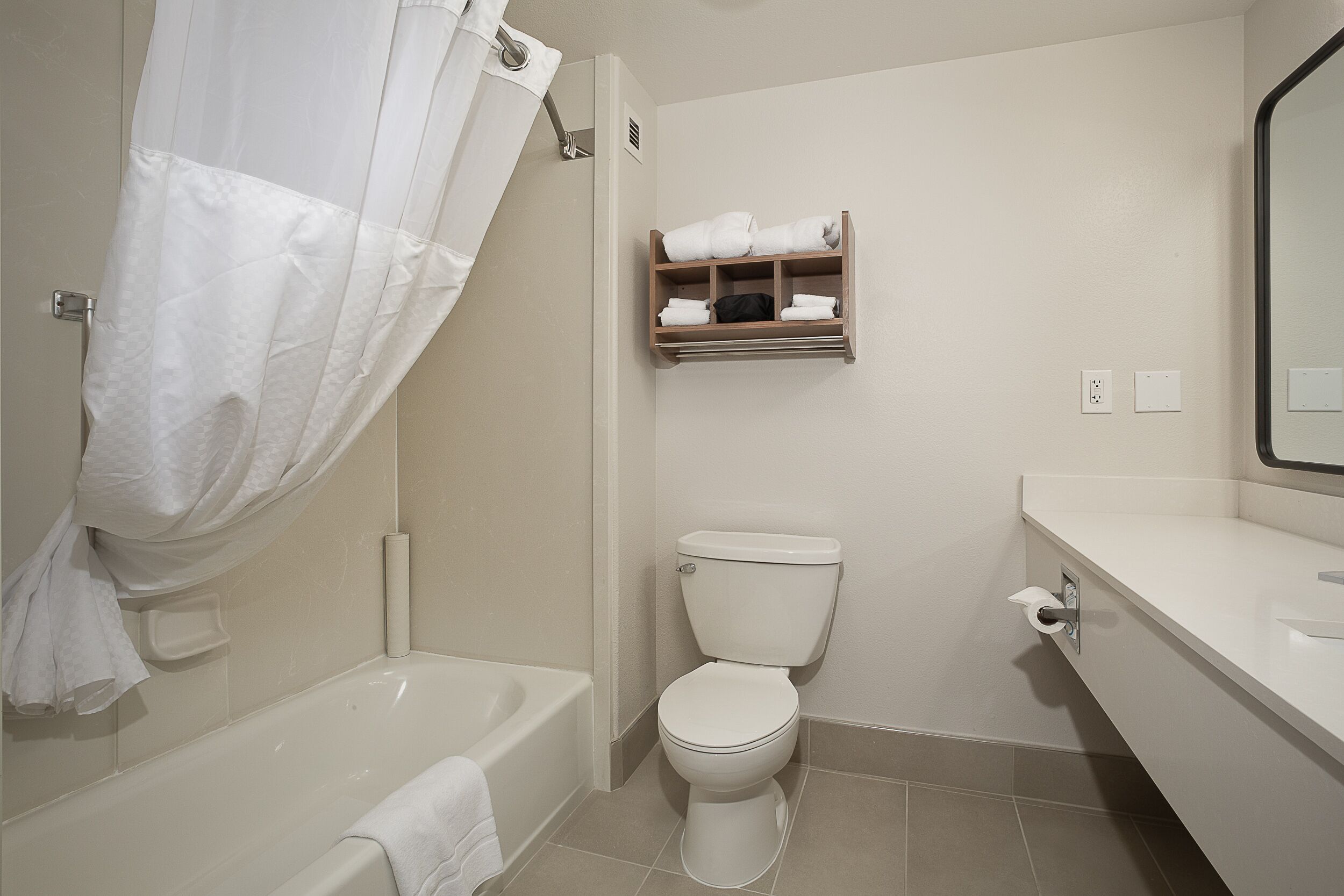 desk, blackout curtains, iron/ironing board, free cots/infant beds