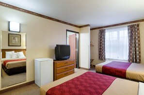 In-room safe, blackout curtains, iron/ironing board