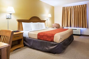 In-room safe, blackout curtains, iron/ironing board