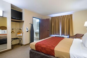 In-room safe, blackout curtains, iron/ironing board
