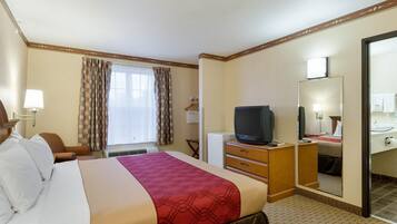 In-room safe, blackout drapes, iron/ironing board