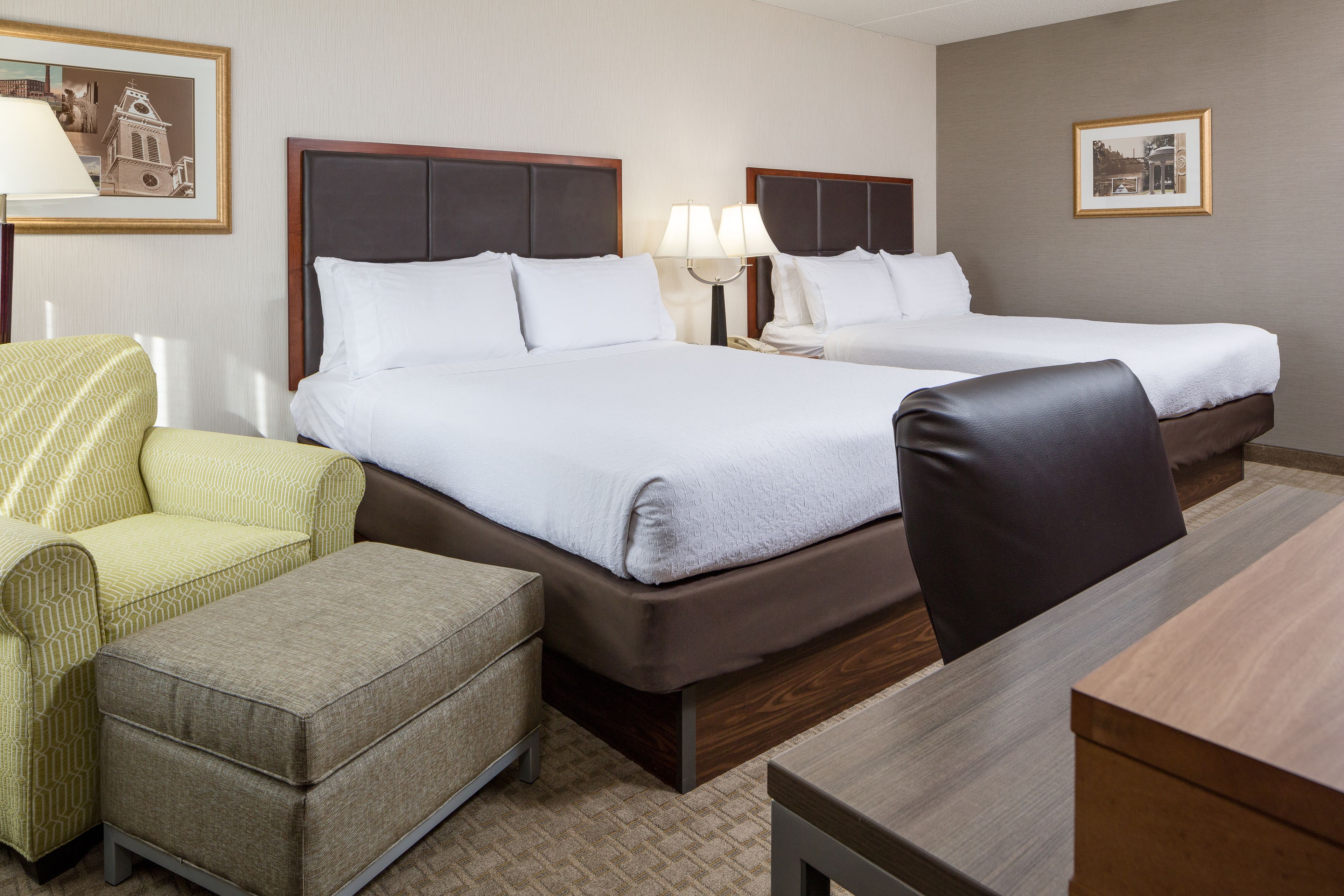 standard room, 2 queen beds | desk, laptop workspace, blackout curtains, iron/ironing board