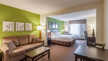 Suite, 1 King Bed with Sofa bed, Non Smoking