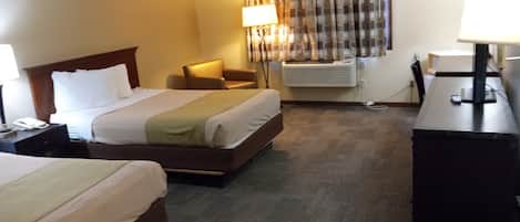 Desk, iron/ironing board, free WiFi, bed sheets