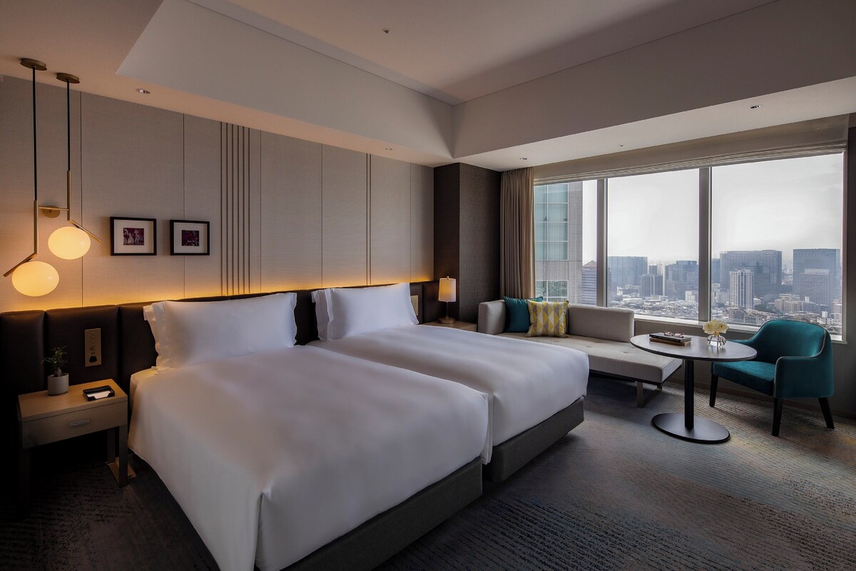 Premium Room, 2 Katil Bujang (Single) | 1 bilik tidur, peralatan tempat tidur premium, gebar bulu kapas 