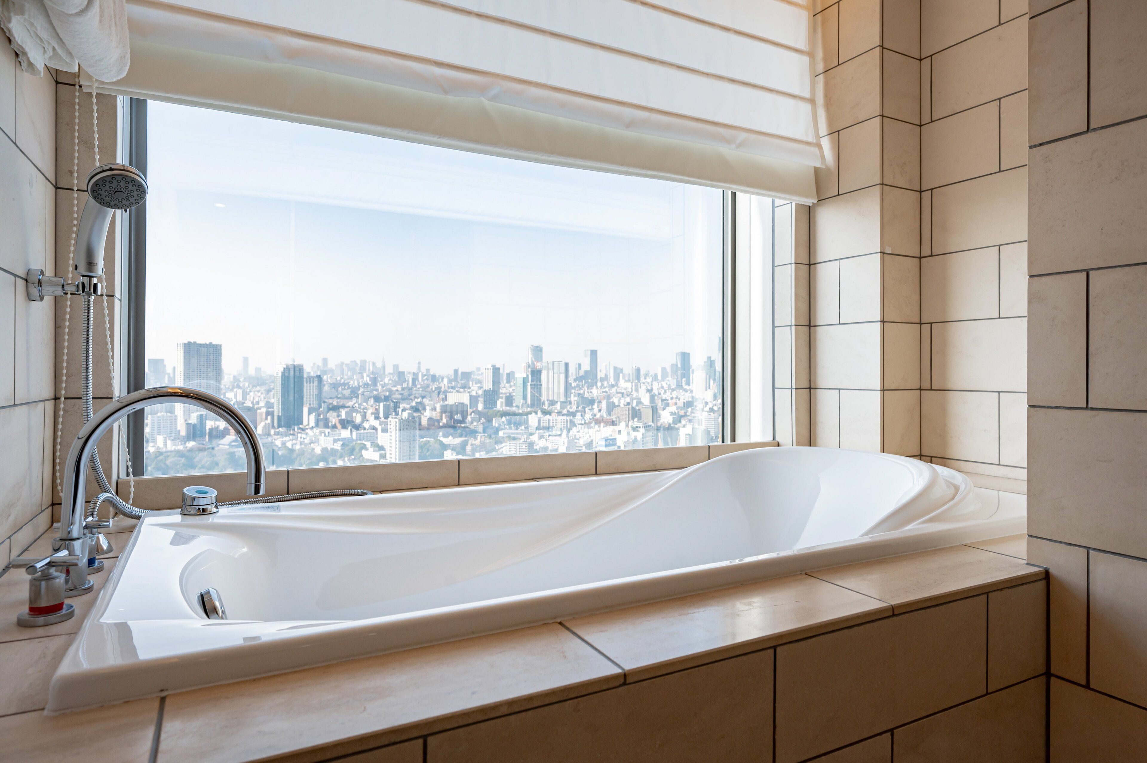 free toiletries, hair dryer, bathrobes, slippers