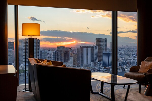 Sala de estar en el lobby
