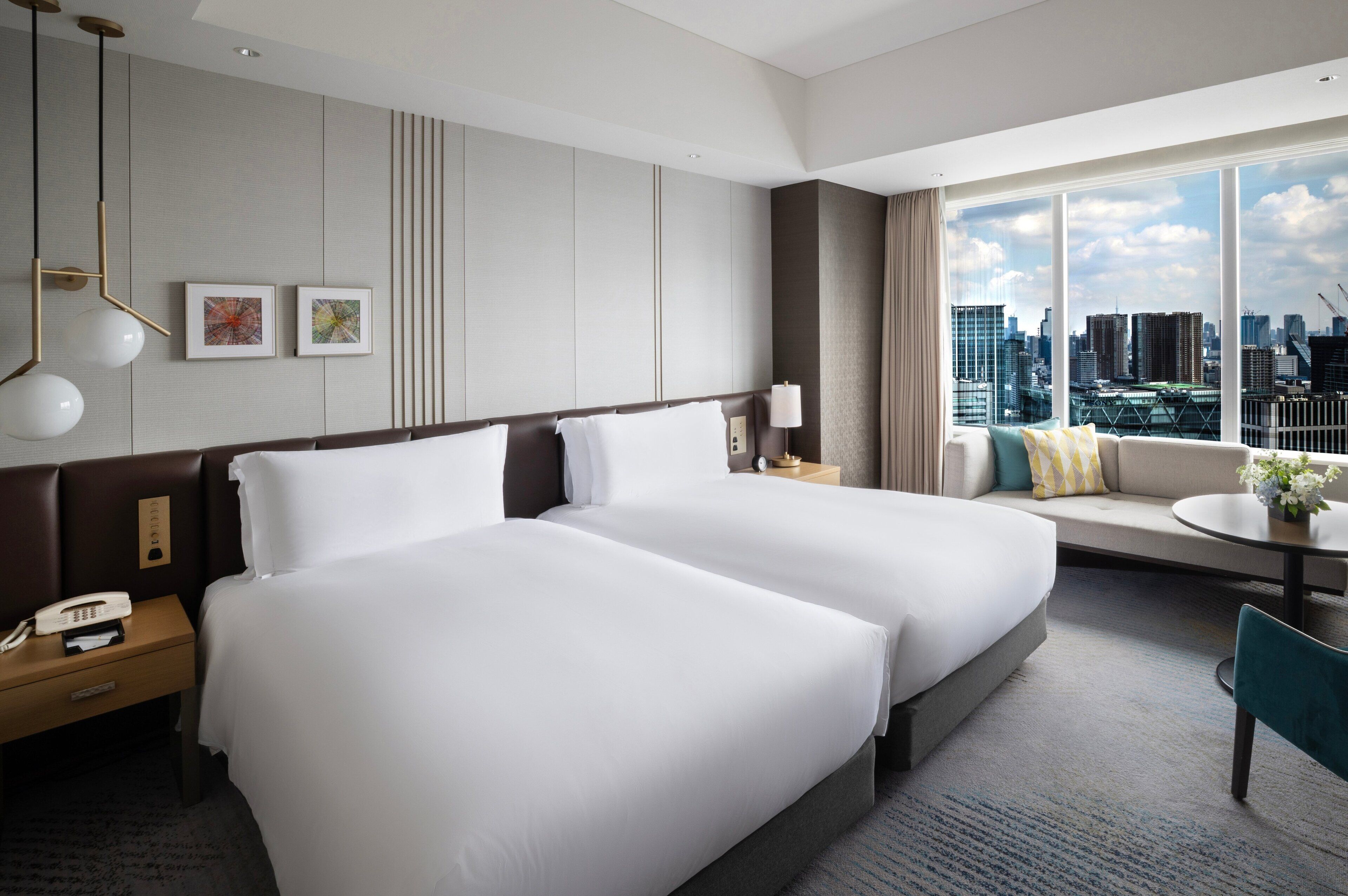 Premium kamer, 2 eenpersoonsbedden | 1 slaapkamer, luxe beddengoed, donzen dekbedden, een minibar