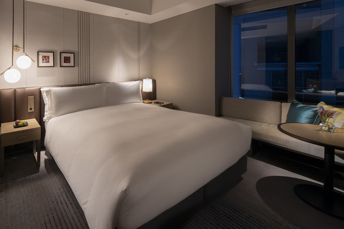 1 chambre, literie de qualité supérieure, couette en duvet d'oie