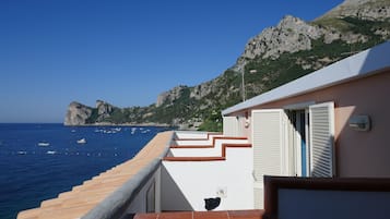 Chambre Double, terrasse, vue mer | Vue de la chambre