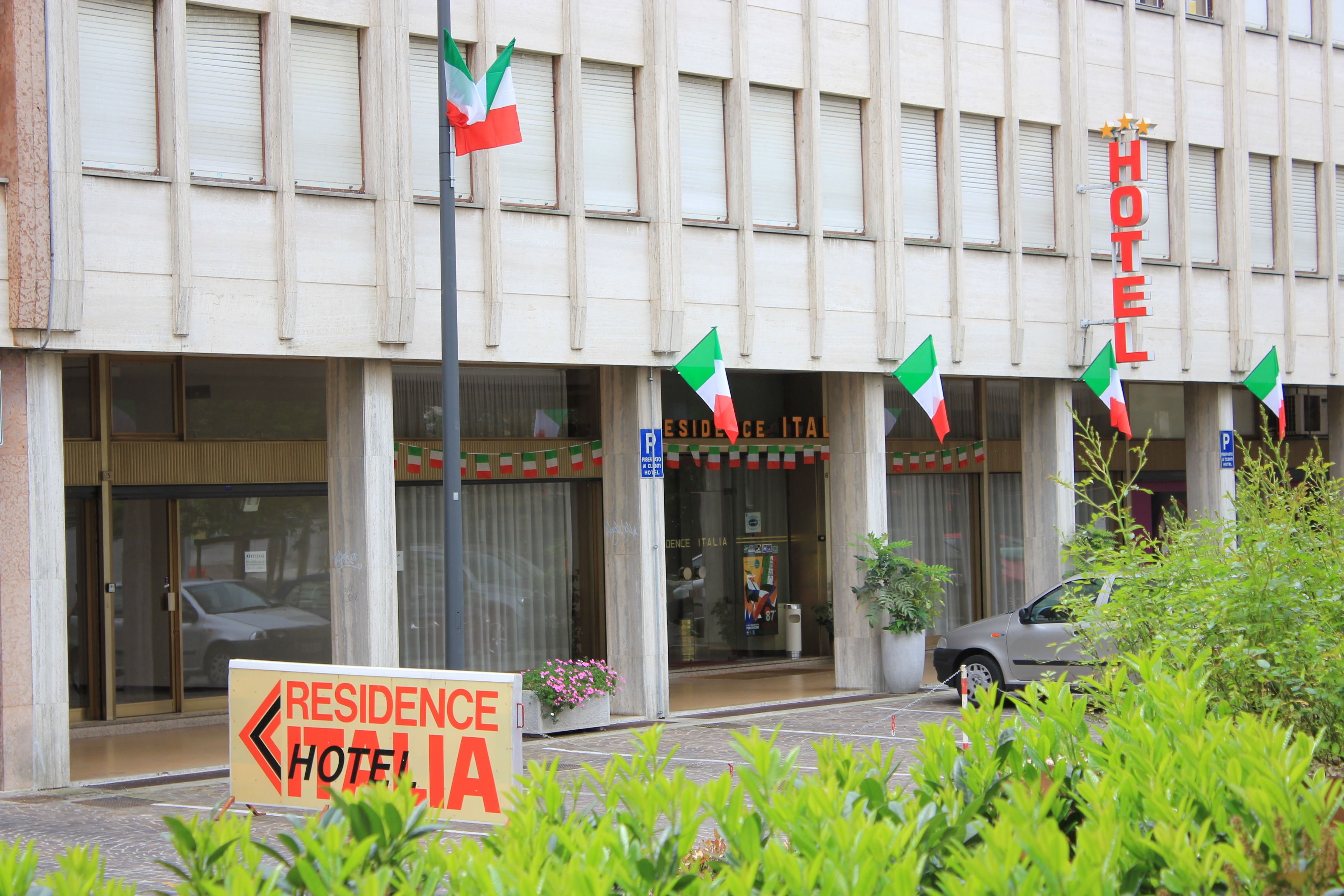 Façade de l’hébergement