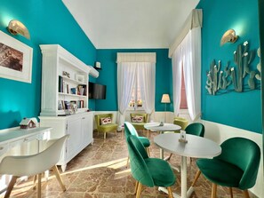 Lobby sitting area