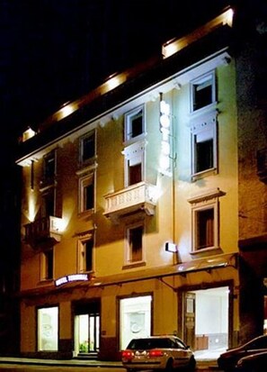 Front of property - evening/night
