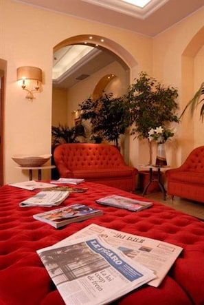 Lobby sitting area