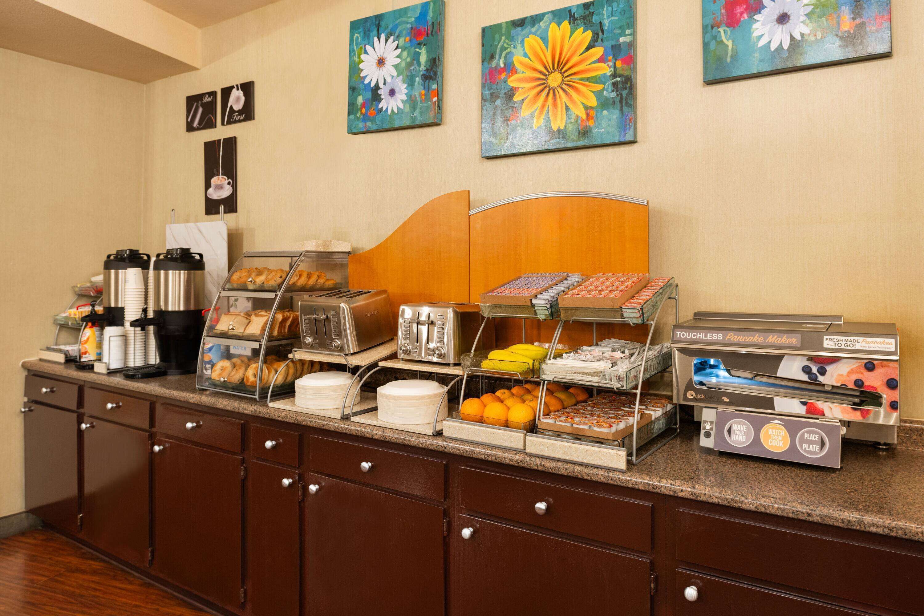 free daily buffet breakfast