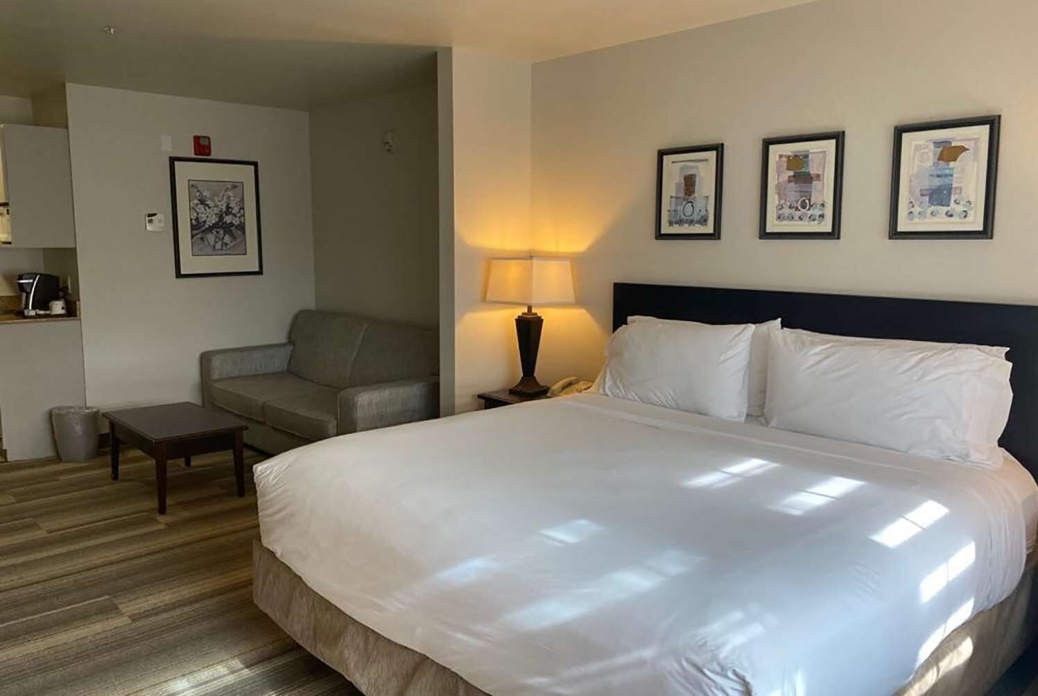 In-room safe, desk, blackout curtains, iron/ironing board
