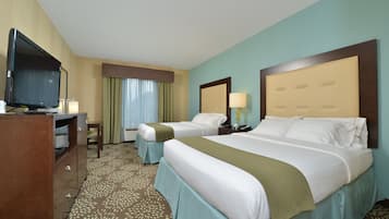 Blackout curtains, iron/ironing board, cots/infant beds, free WiFi