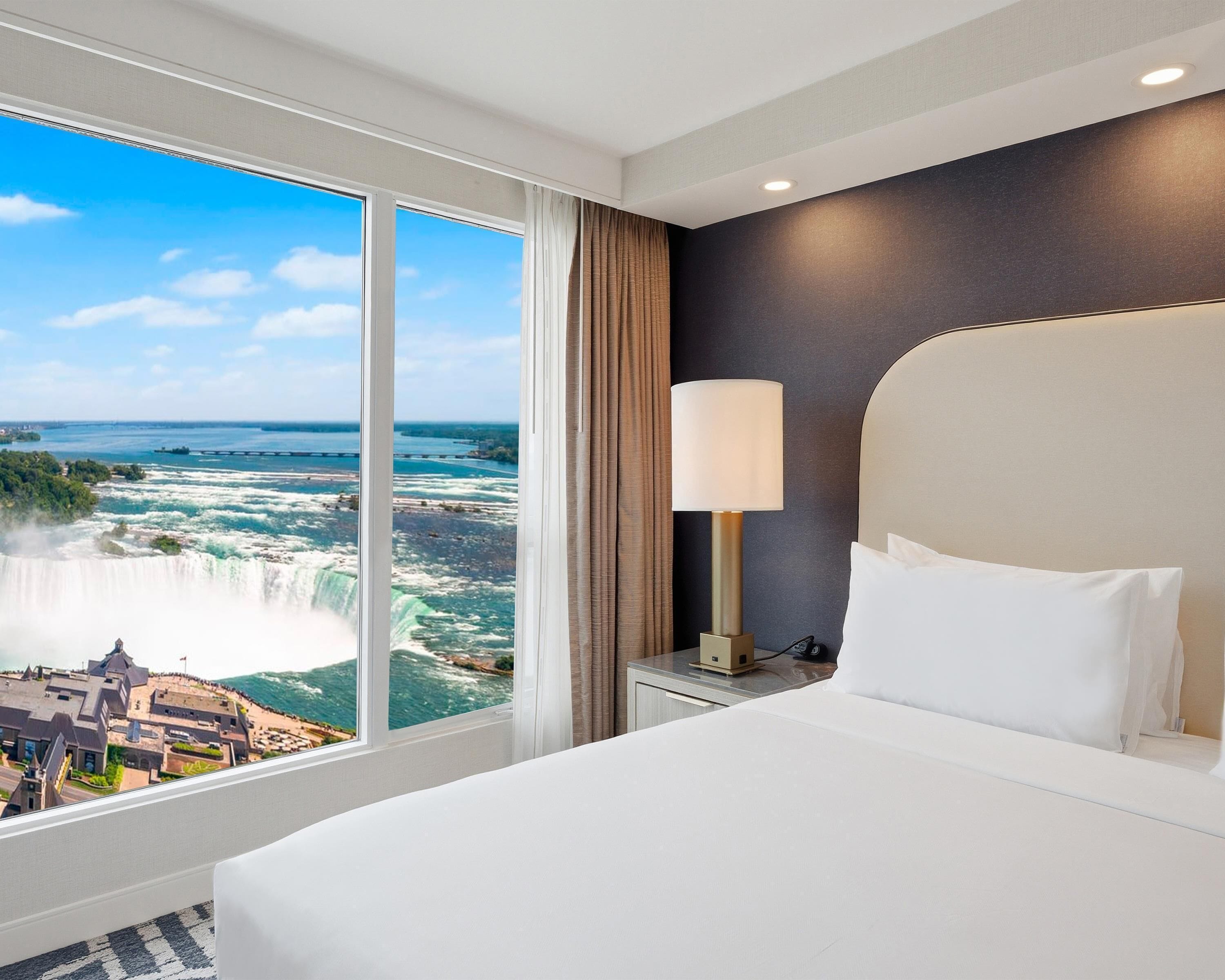Fallsview Suite | Two King Beds | Air Jetted Tub | 1 bedroom, premium bedding, in-room safe, desk