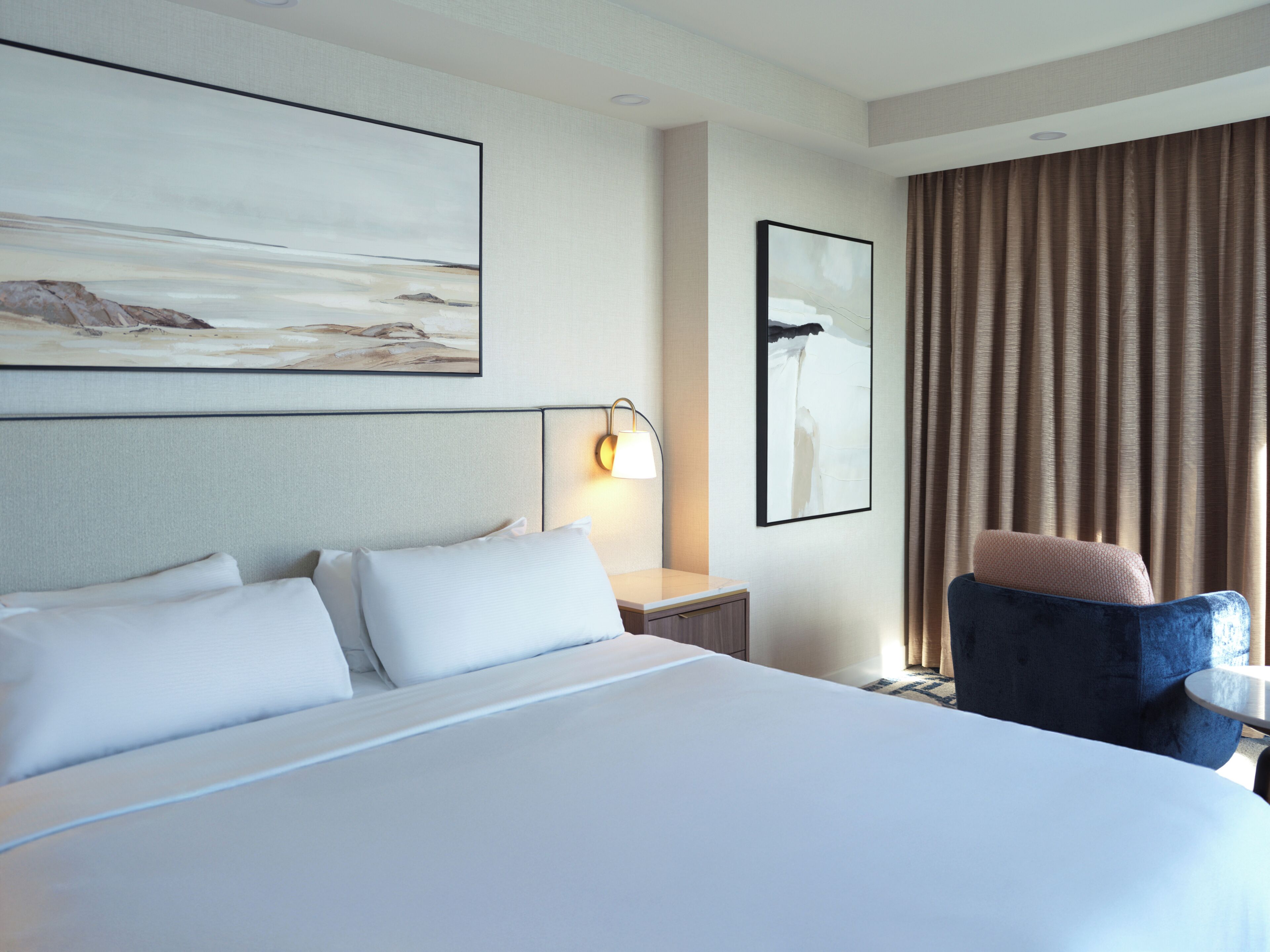 1 soveværelse, premium-sengetøj, pengeskab på værelset, skrivebord