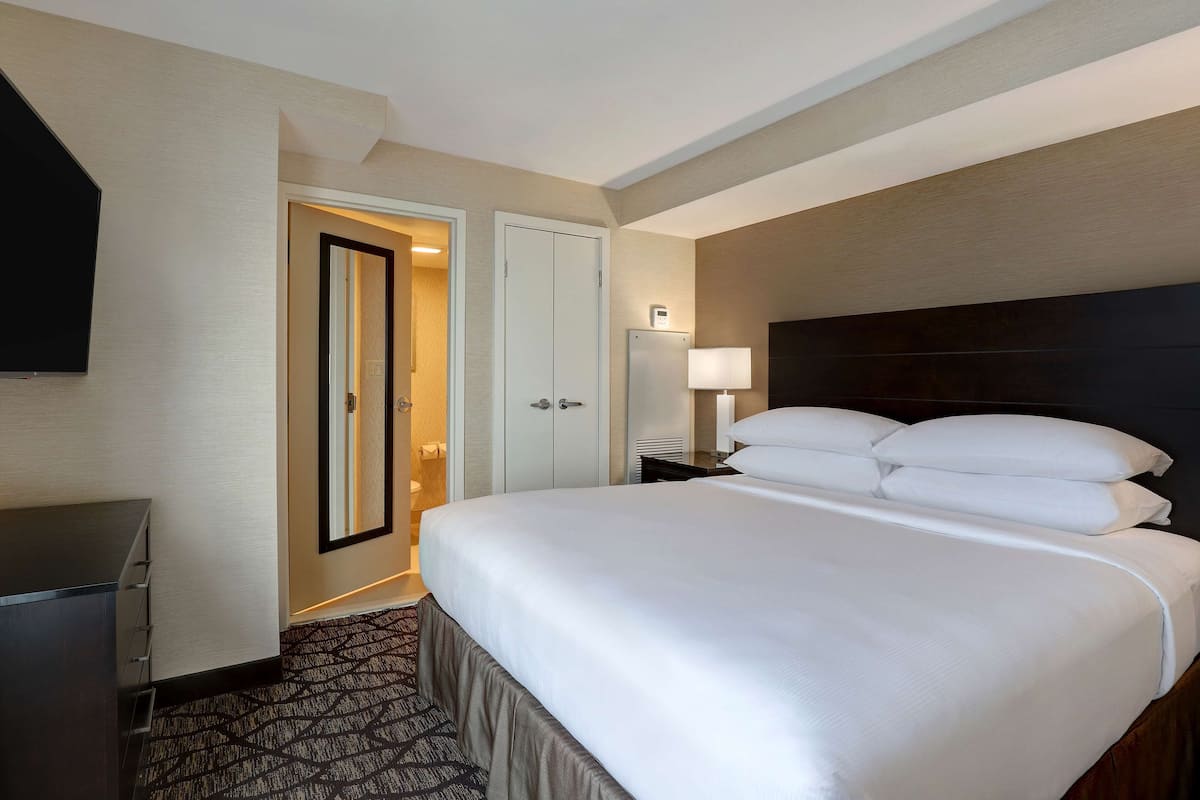 King Bed with Sofa Bed Studio | 1 bedroom, premium bedding, in-room safe, desk