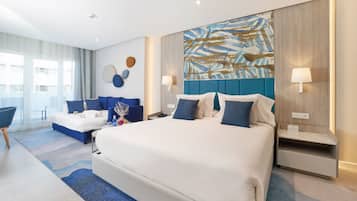 1 svefnherbergi, dúnsængur, míníbar, öryggishólf í herbergi