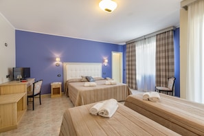 Superior Quadruple Room, 1 Bedroom, Mezzanine | Minibar, in-room safe, desk, soundproofing