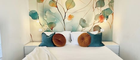 Suite, 1 King Bed with Sofa bed, Accessible, Sea View | Hypo-allergenic bedding, down duvets, minibar, desk