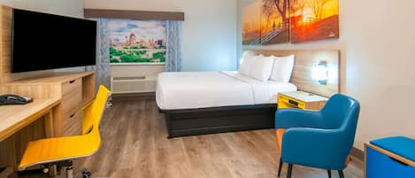 Premium bedding, down duvets, memory-foam beds, in-room safe