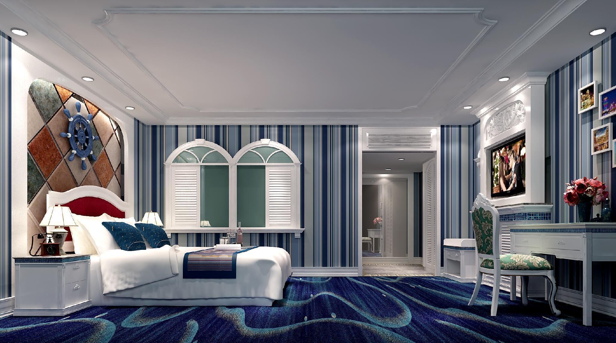Ropa de cama de alta calidad, colchones con pillow-top y minibar 