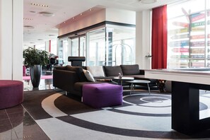Lobby sitting area - Scandic Sluseholmen (Copenhagen)