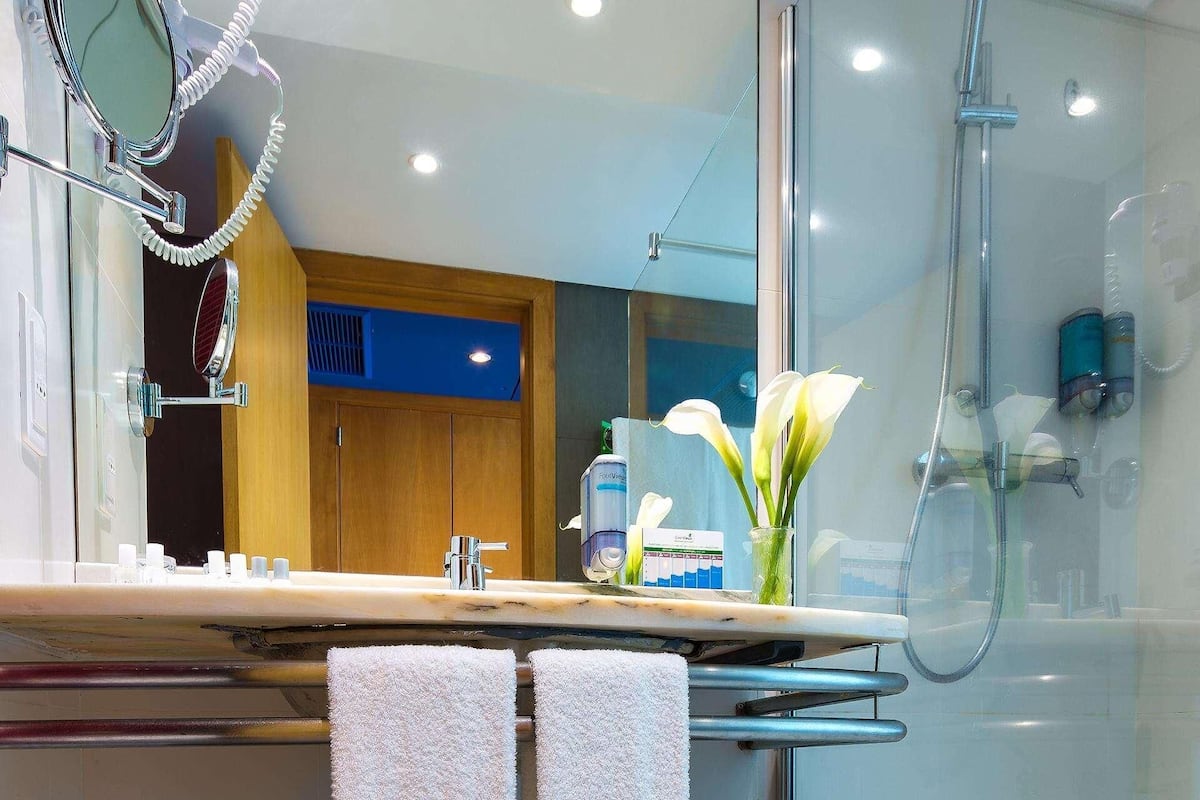 in-room safe, desk, blackout curtains, soundproofing