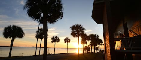 Sun loungers, kayaking, motor boating