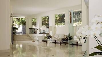 Sitteområde i lobbyen