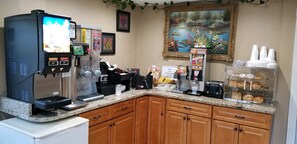 Café da manhã continental grátis todos os dias