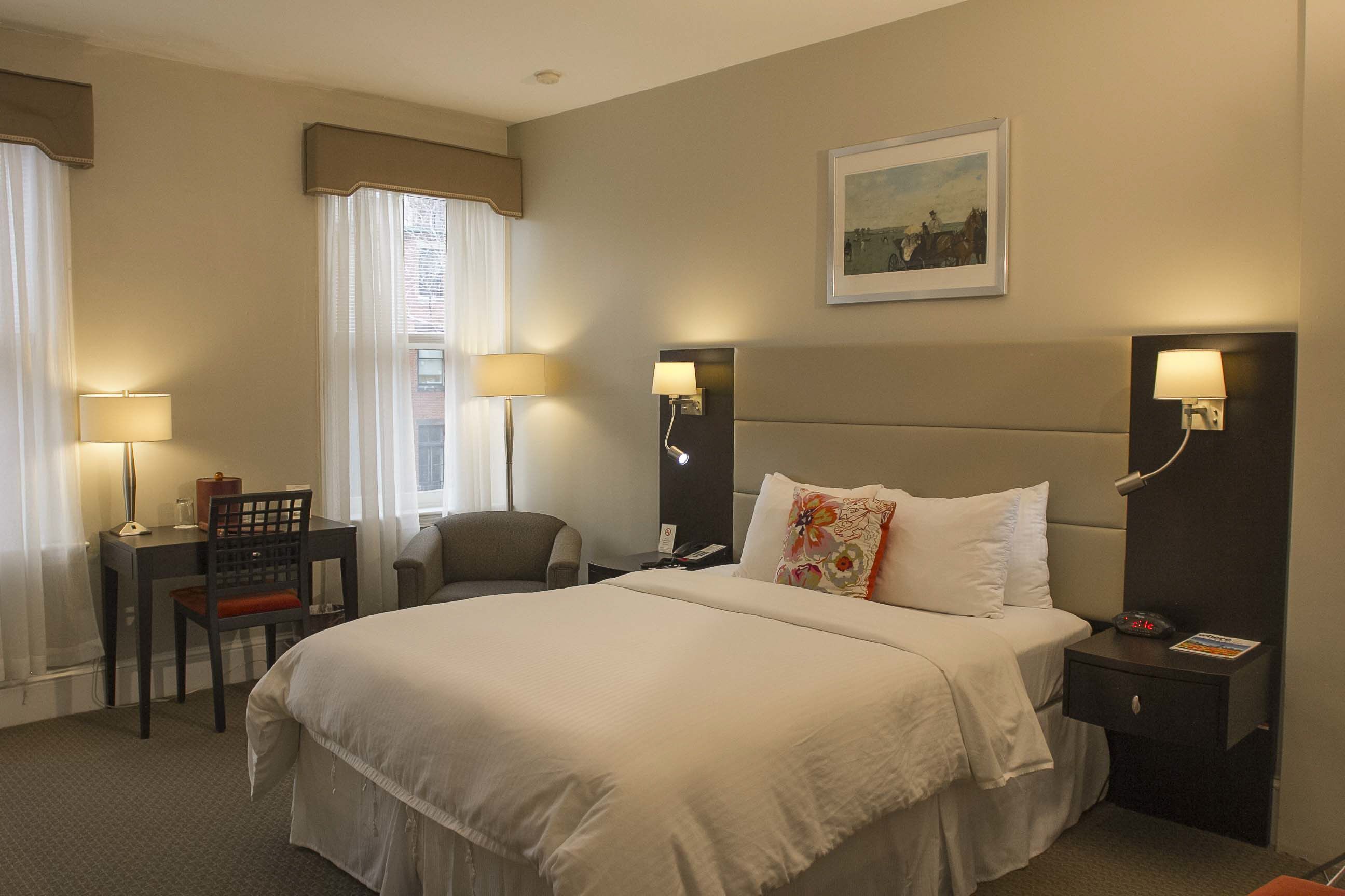 premium bedding, down duvets, in-room safe, laptop workspace